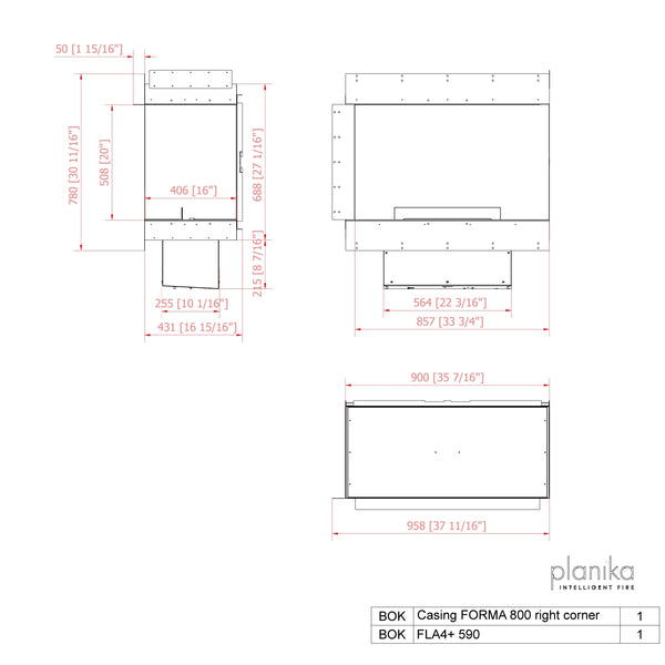Forma 800 Right Corner