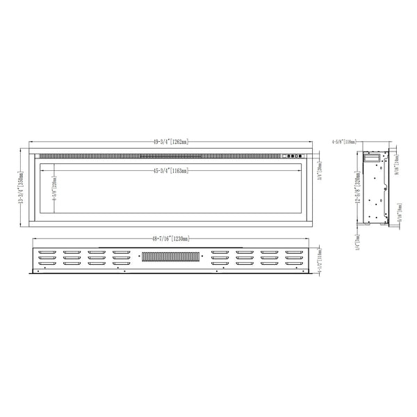 Regal 126 - Indbygningselpejs