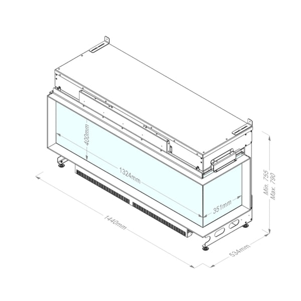 e-MatriX 1300-400 II-R - Vanddamp Pejs