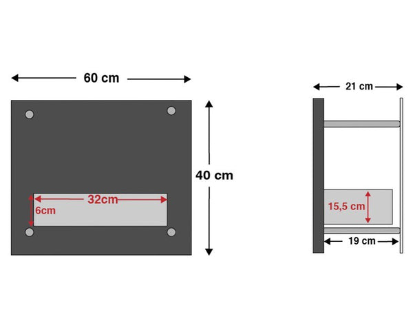 Nevada - Biopejs til væg