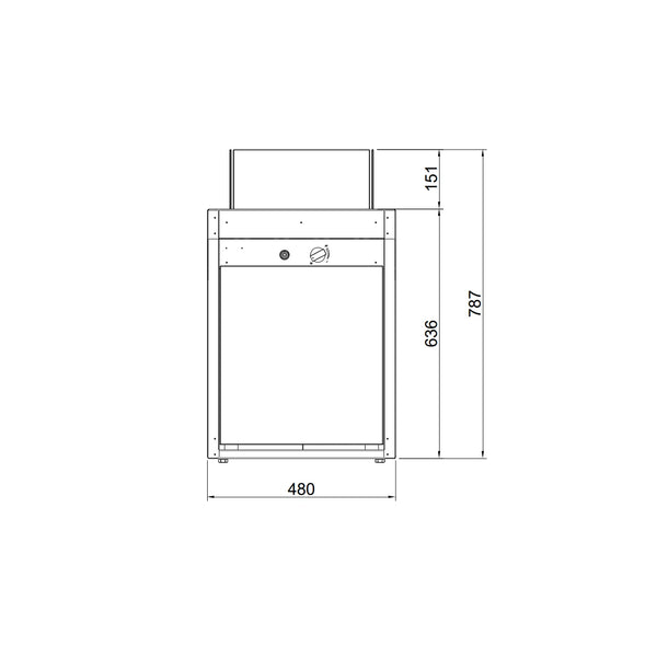 Square Table - Udendørs Gaspejs