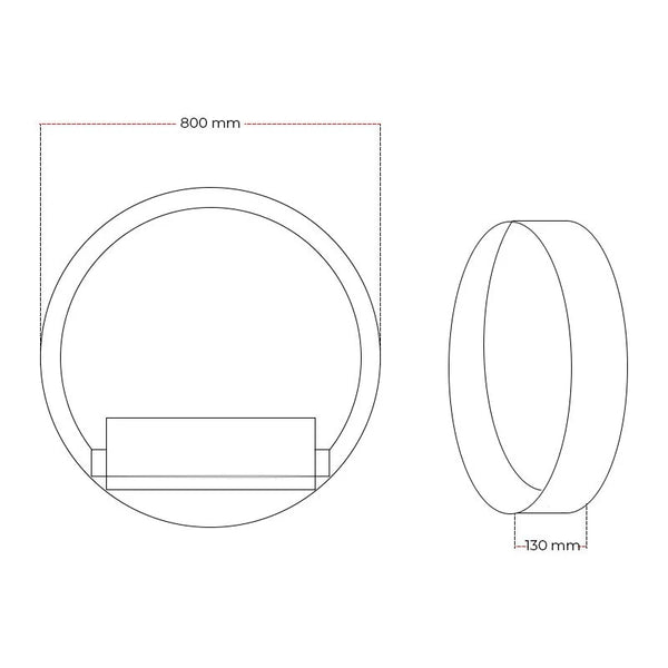 Delaware XL sort - 80 cm