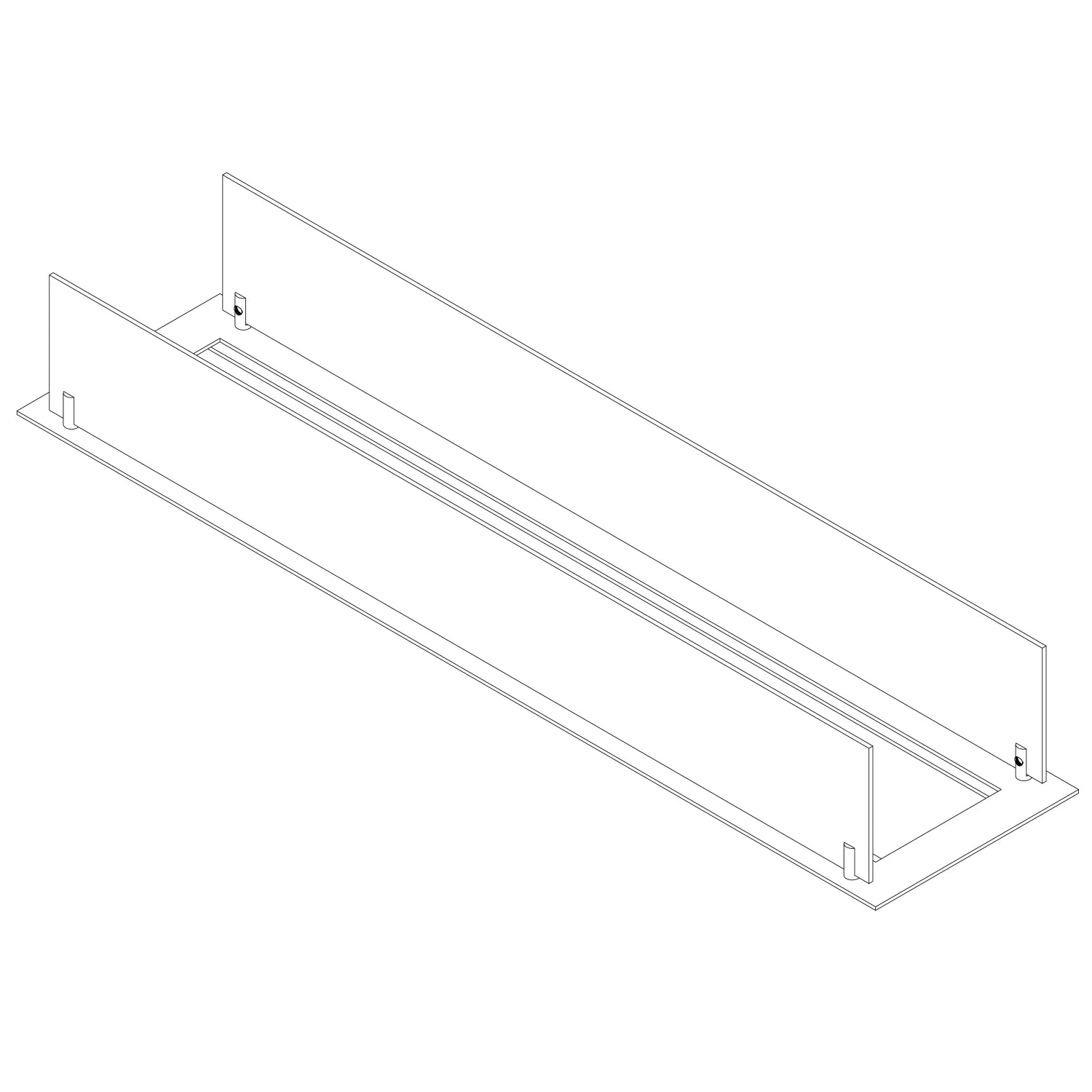 Indbygningsprofil til 100 cm brandkar