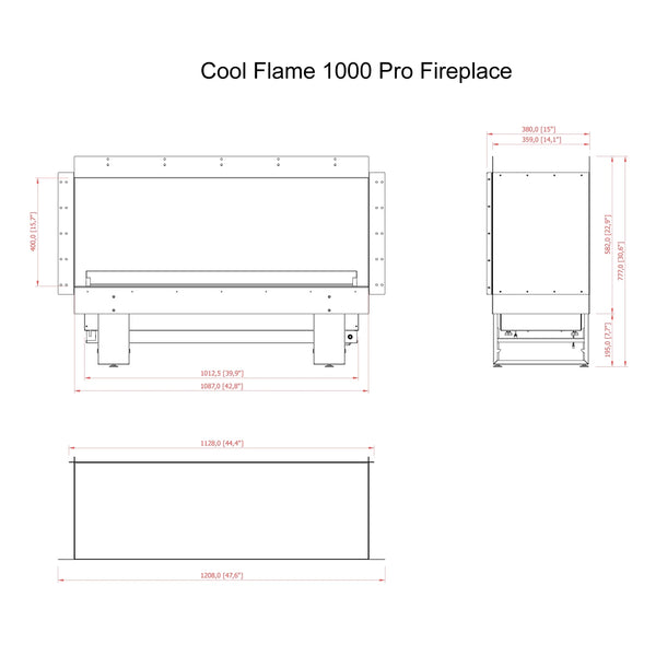 Cool Flame 1000 Three-sided