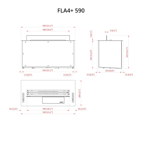 FLA4+ 590 - Automatisk Bioethanol Brandkar