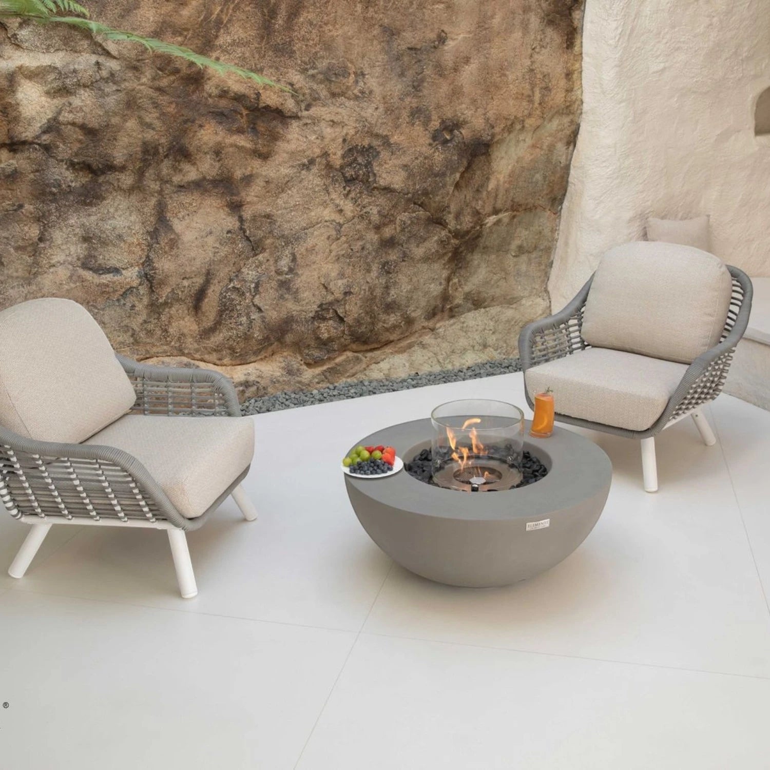 ROCA bioethanol ildbord - Space Grey