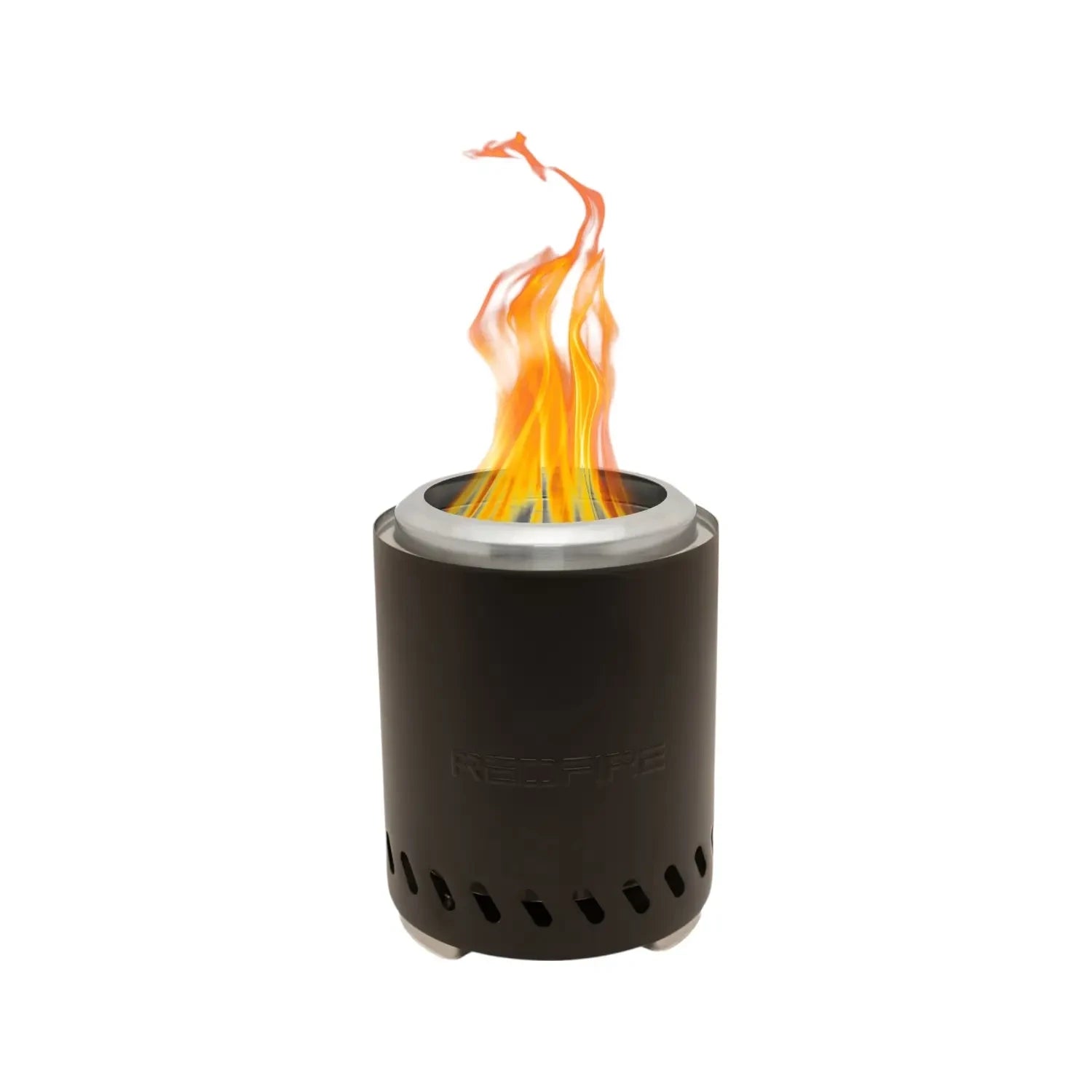Volcano bord ildsted medium – sort rustfrit stål
