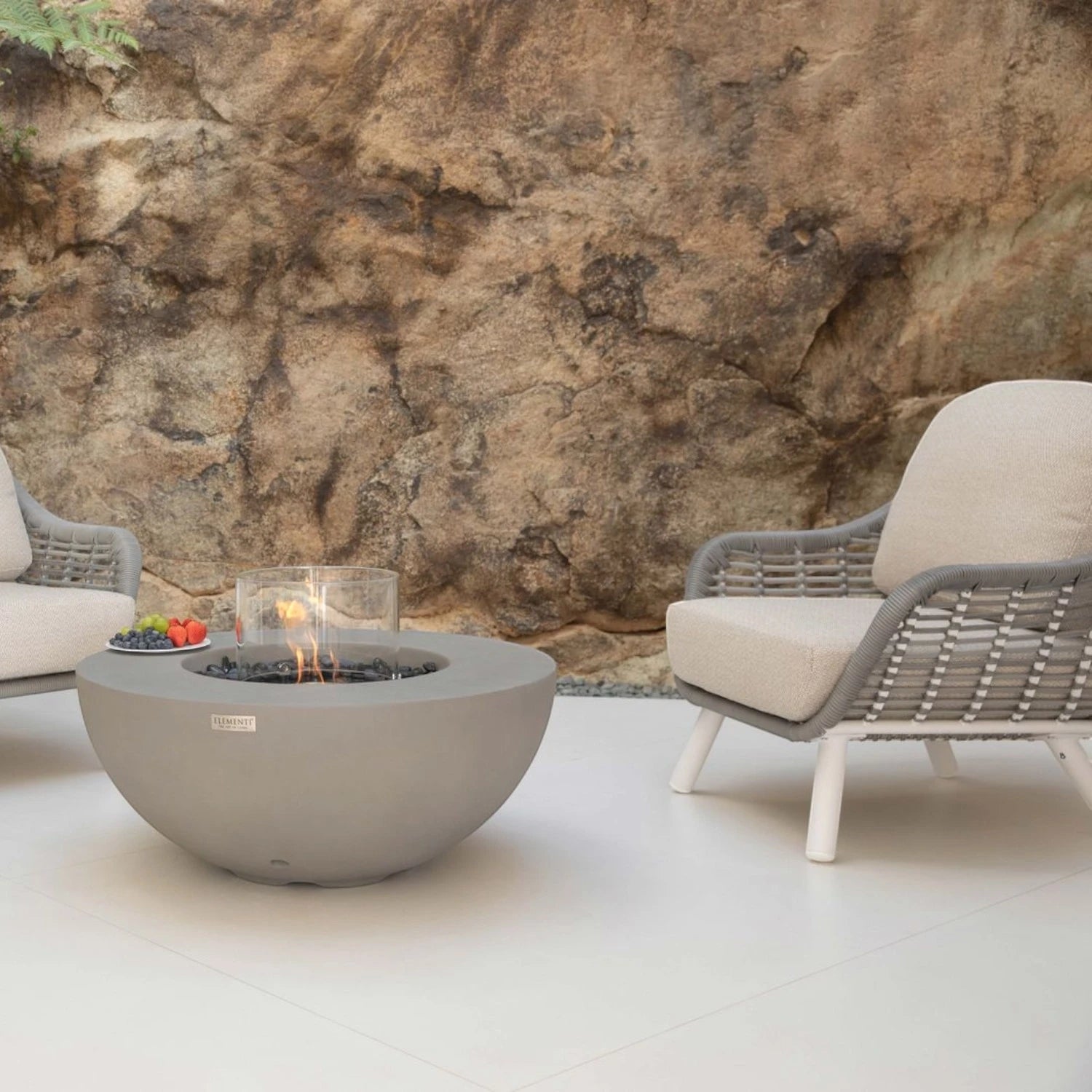 ROCA bioethanol ildbord - Space Grey