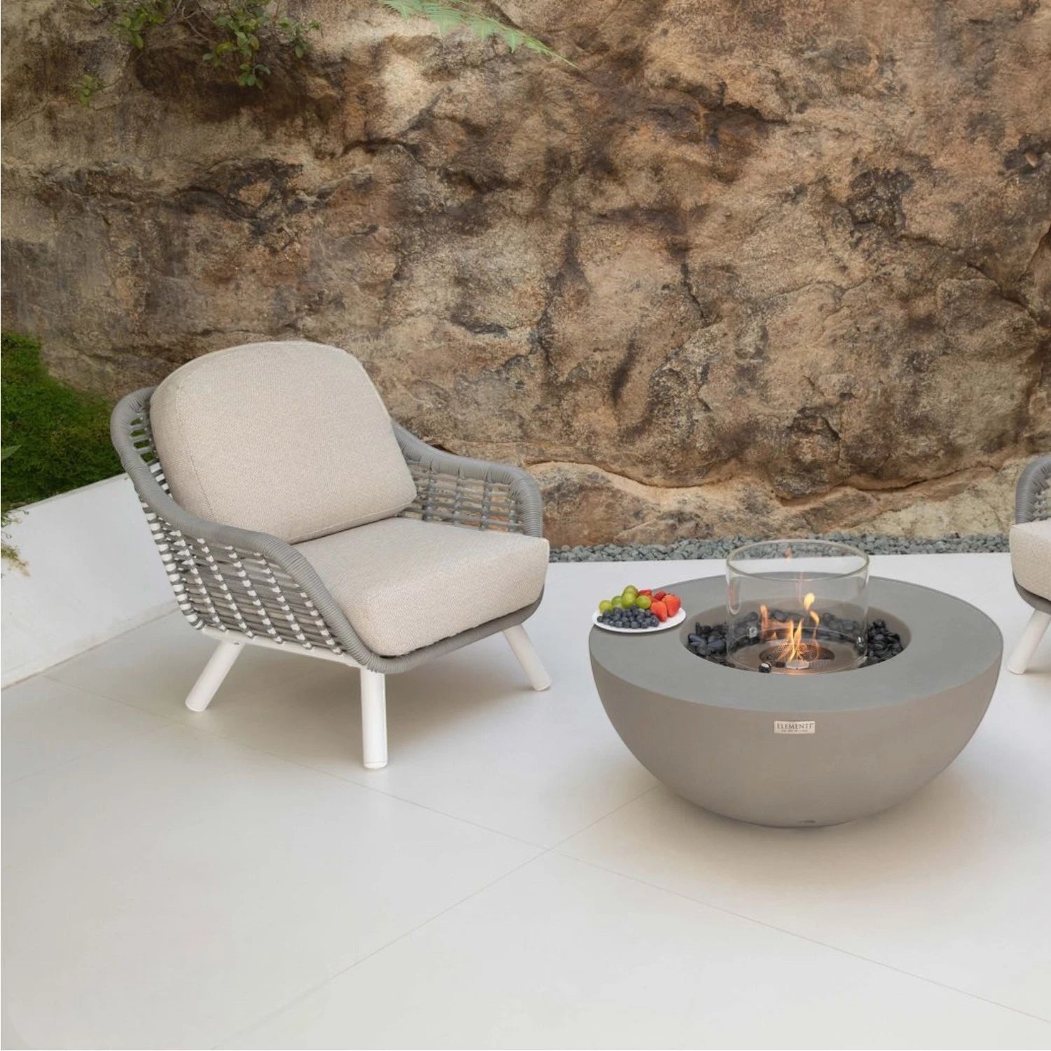 ROCA bioethanol ildbord - Space Grey