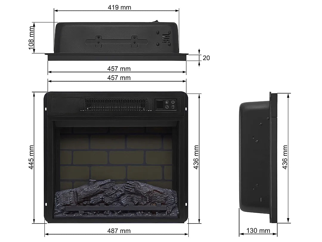 Artiflame AF18B - Elpejs Indsats