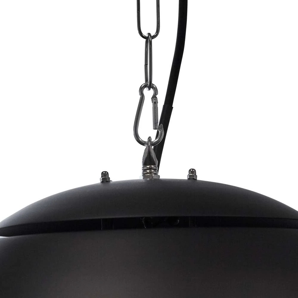 Terrassevarmer 600/ 1500W, HA, Ø42 cm, Sort