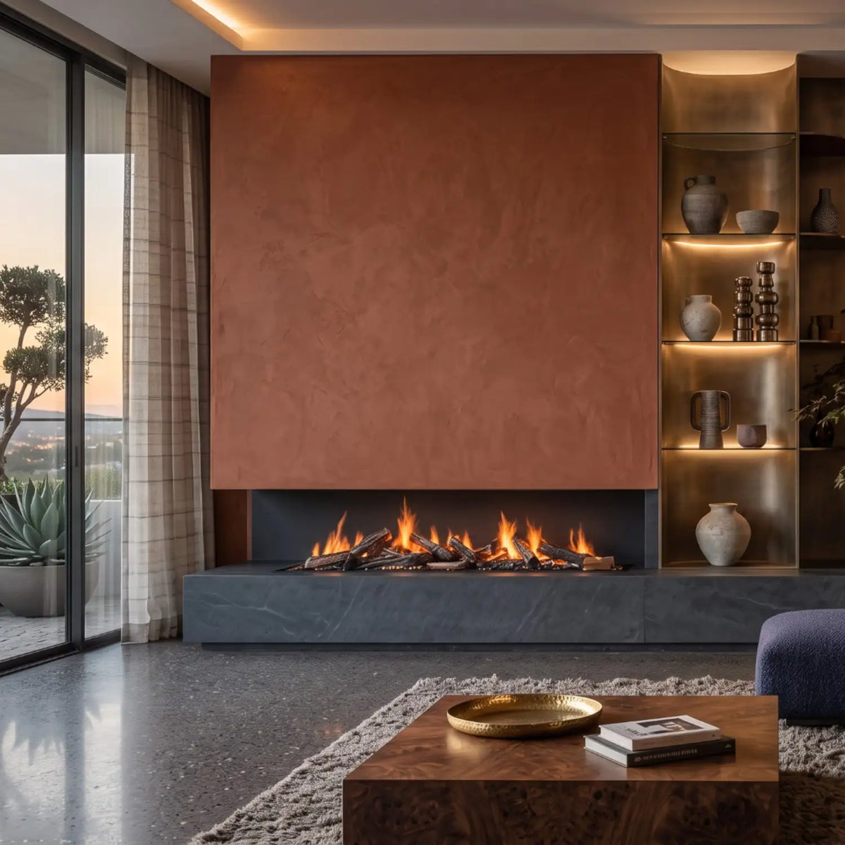 Triton 1500 - Multicolour Water Vapour Fireplace
