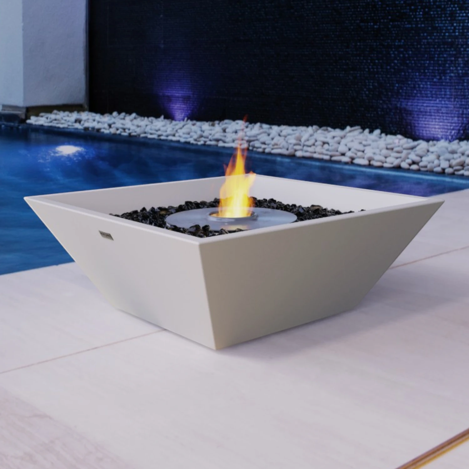 Nova 600 - Bone Outdoor Bioethanol Fireplace