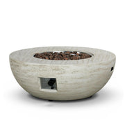 Estate Bowl 92 Travertine – Rund gaspejsbord