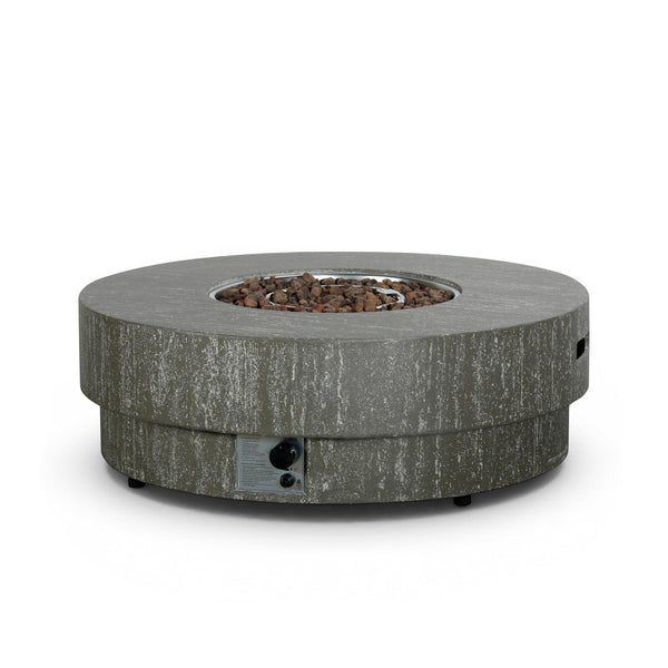 Estate Round 105 Dark Travertine – Rund gaspejsbord
