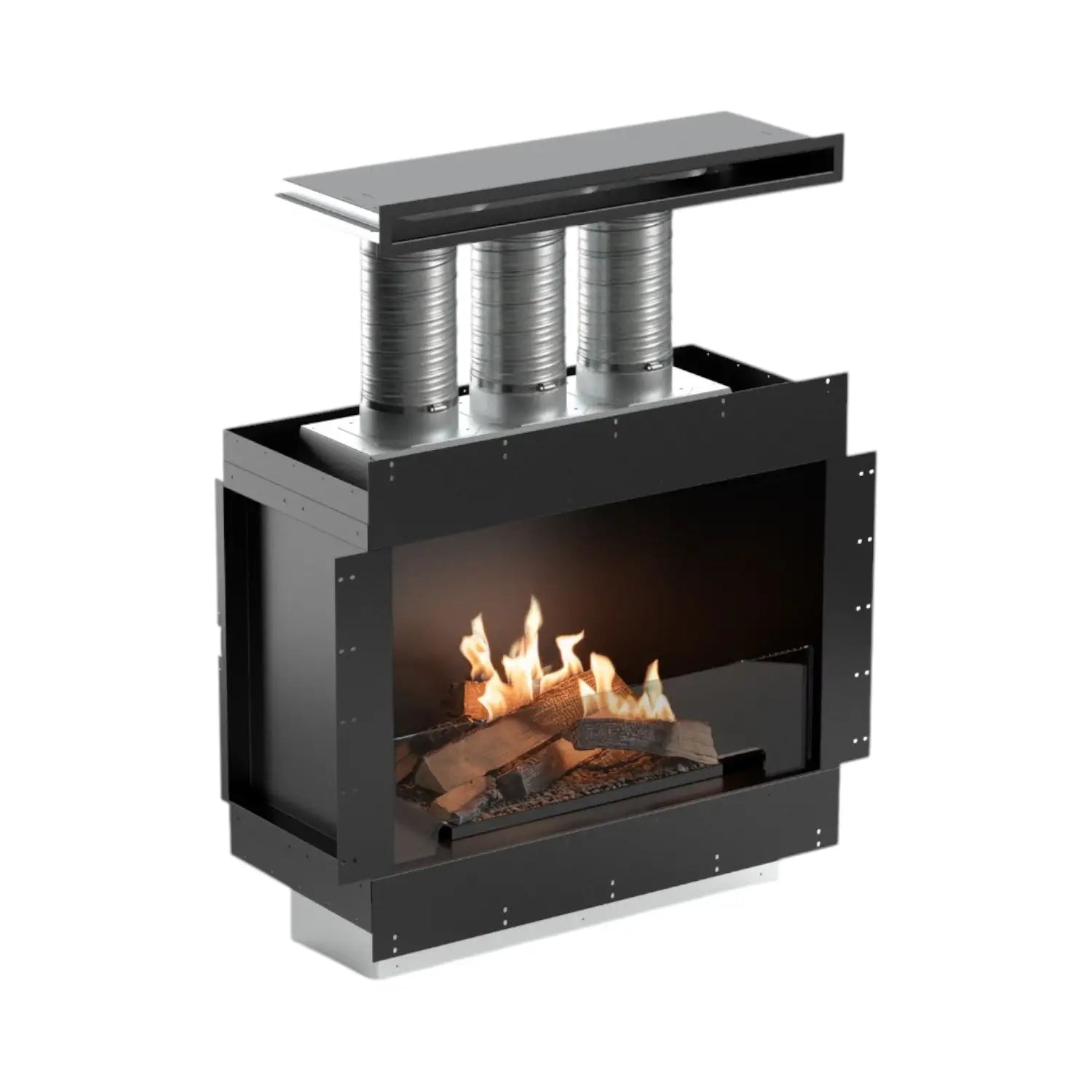 Flogs Box 800 Enkeltsidet (Indendørs Ventilation) - Bioethanol Pejs