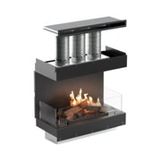 Flogs Box 800 Tre-sidet (indbygget rumventilation) - Bioethanolpejs