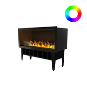 Incanto 1000 WF Multicolour indbygget vanddamp-pejs