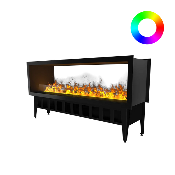 Incanto 1500 ST Flerfarvet Gennemsigtig Vanddamp Pejs