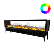 Incanto 2500 ST Multicolour Gennemsigtig Vanddamp Pejs