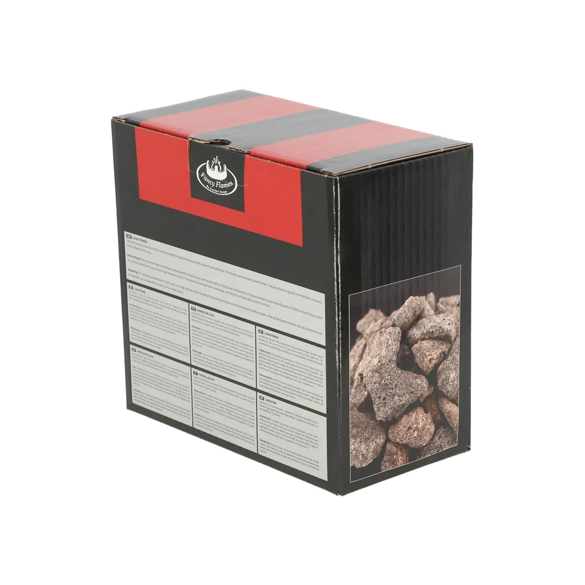 Lava-sten 3 kg – til udendørs gaspejse og grill