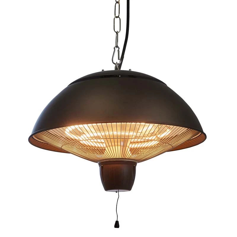 Terrassevarmer 600/ 1500W, HA, Ø42 cm, Sort