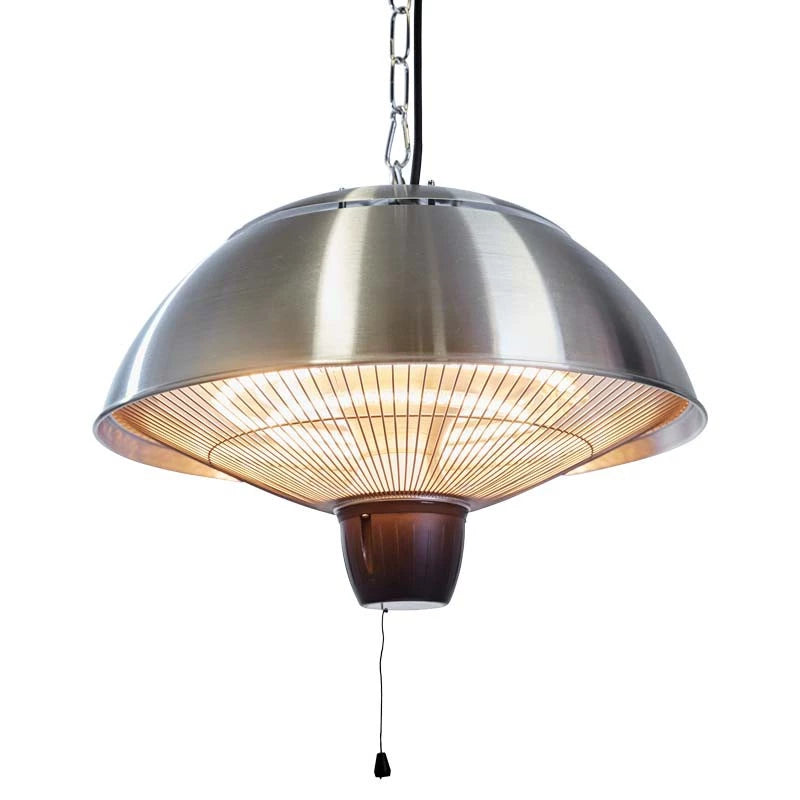 Terrassevarmer 600/ 1500W, HA, Ø42 cm, Sølv