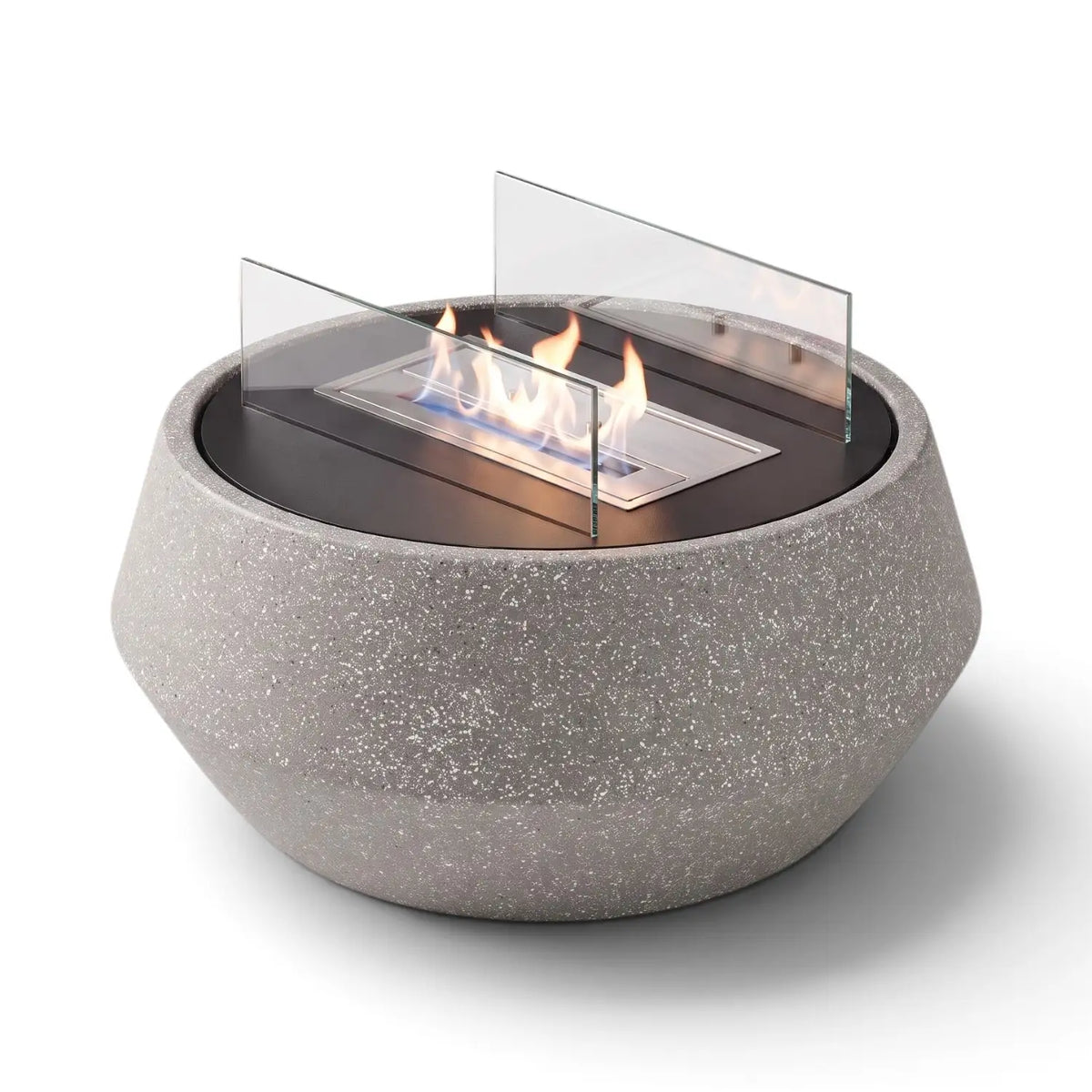 NORDO - Granite Grey - Outdoor Bioethanol Fireplace