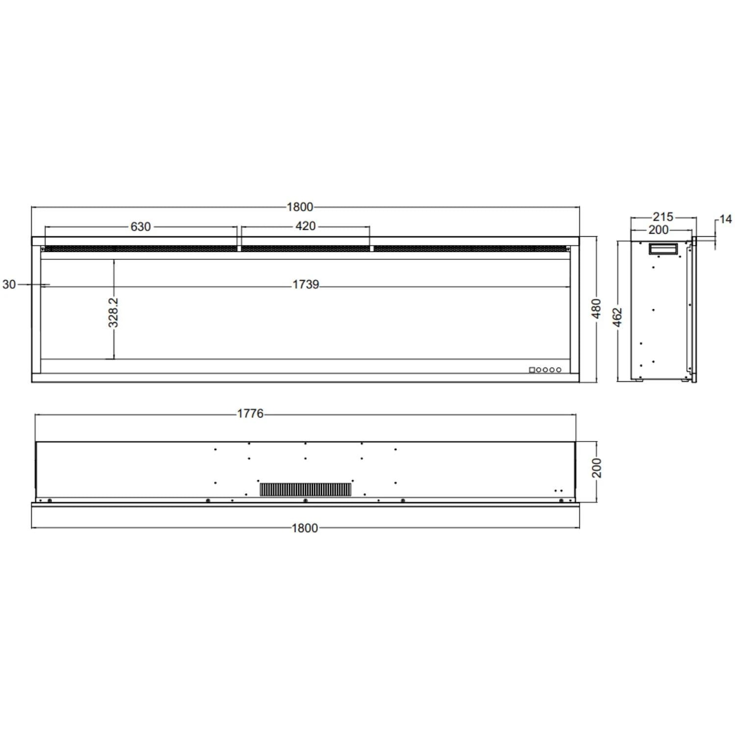 Royal 3D Elpejs - 180 cm