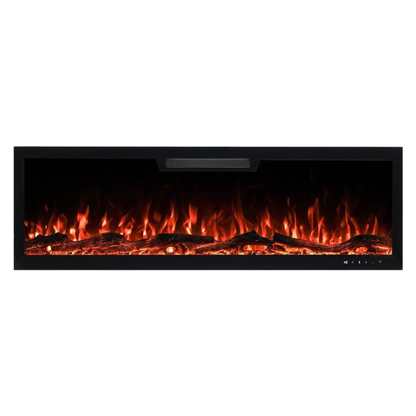 Elite 127 cm – Indbygningselpejs