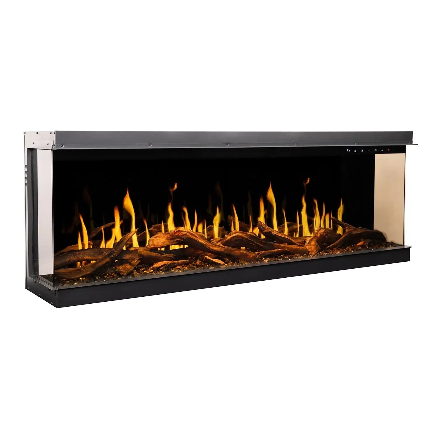 Gold 152 cm – Indbygningselpejs