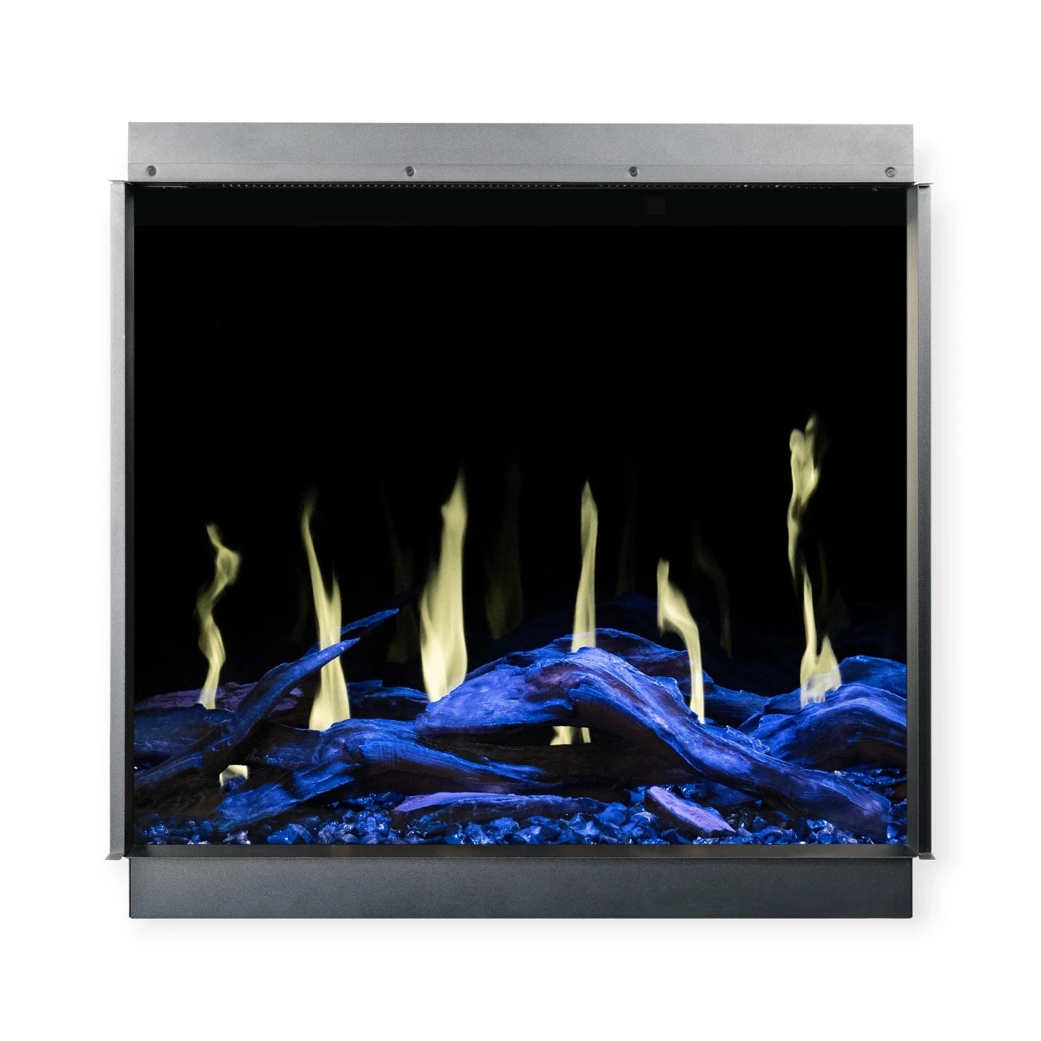 Gold 74 cm – Indbygningselpejs