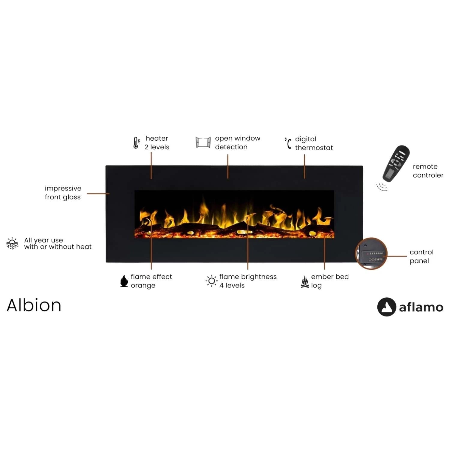 Albion Elpejs 110 cm - Sort
