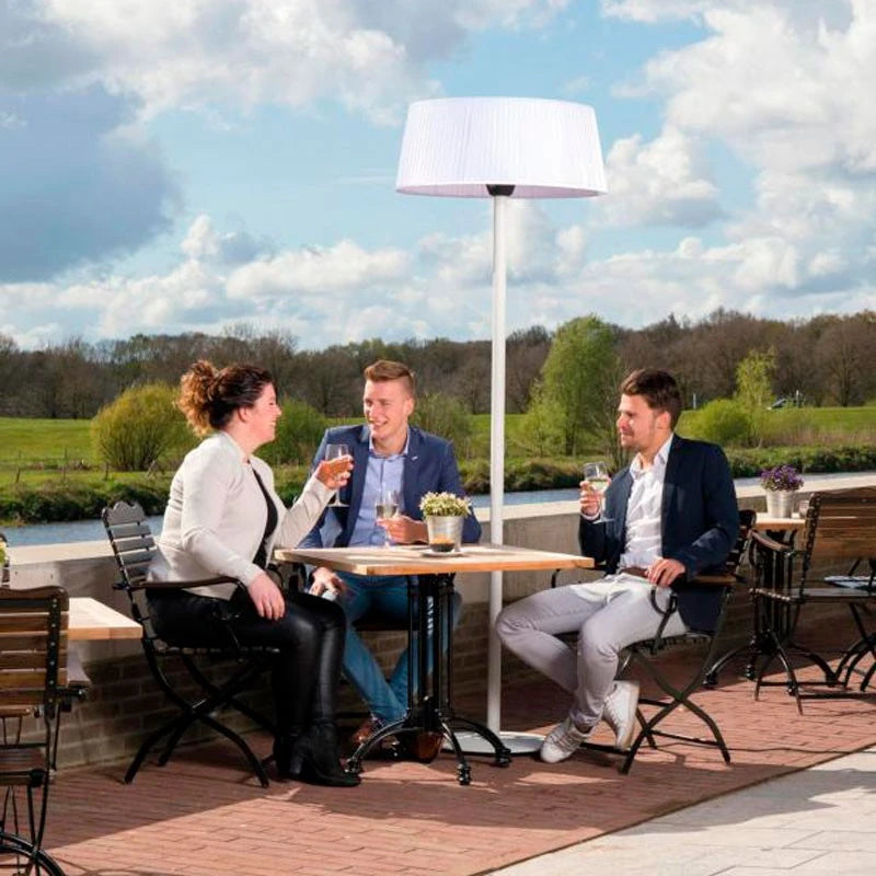 Artix stående hvid 2100 watt terrassevarmer