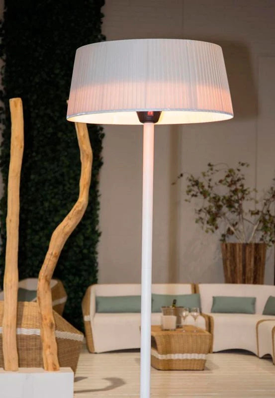 Artix stående hvid 2100 watt terrassevarmer