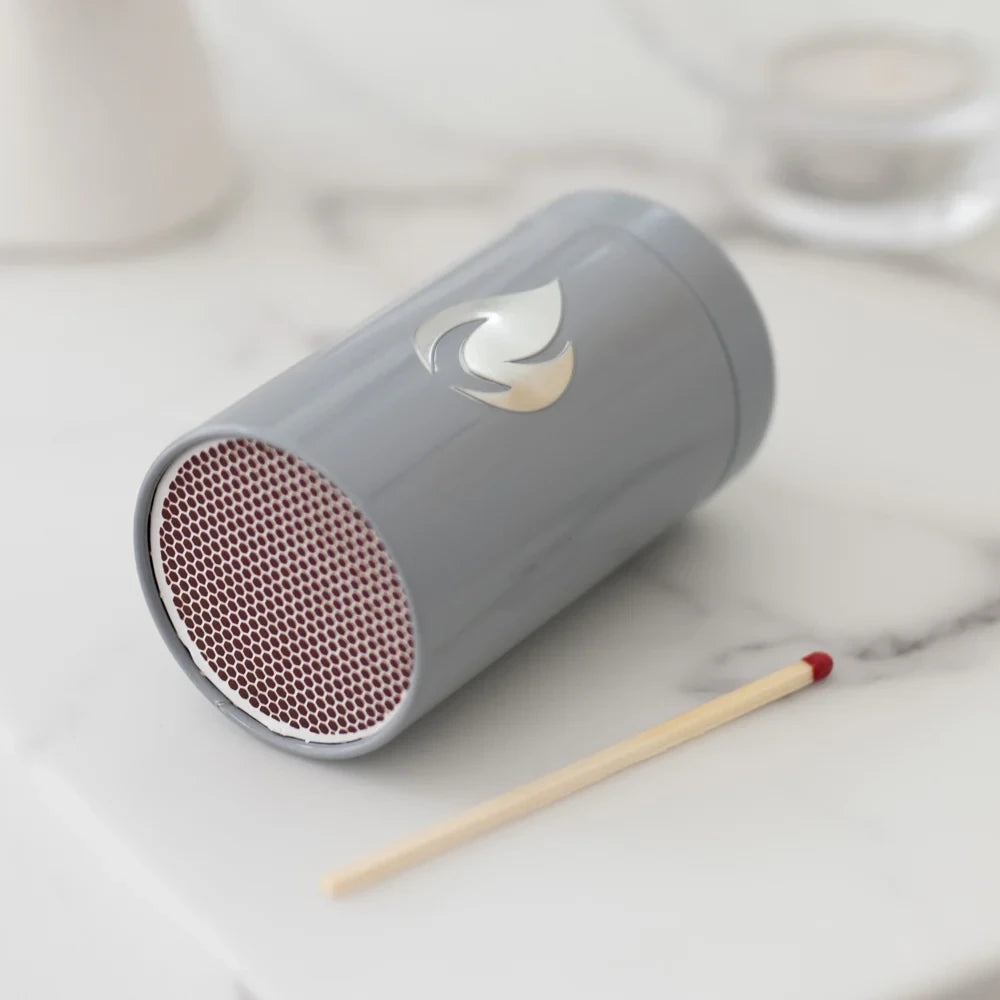 Designholder til tændstikker - Grå