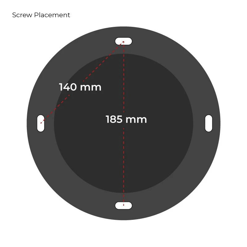 Toronto Black - 2-Sided Ceiling Mounted Biofire