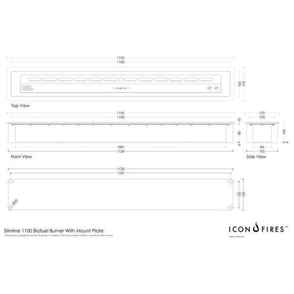 Icon Slimline 1100 Brandkar