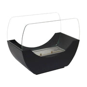 Kurvet bord biopejs - sort