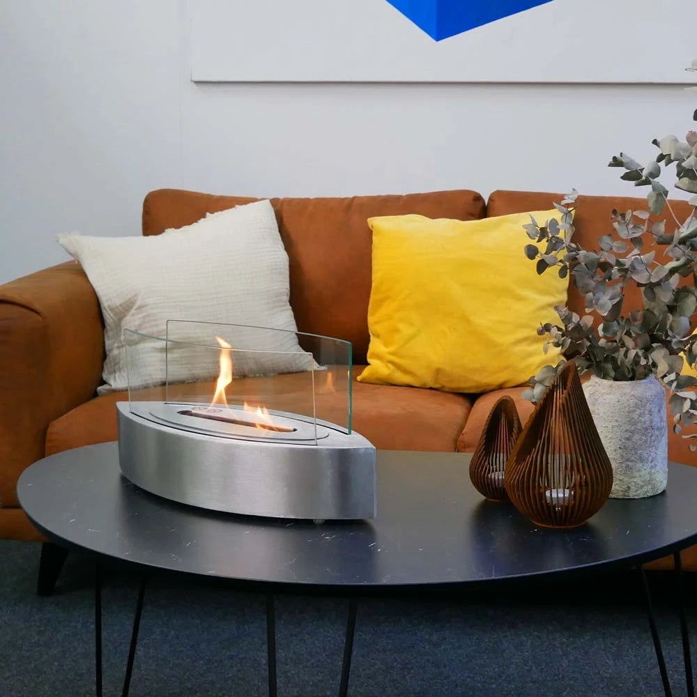 Oval bord biopejs - Stål