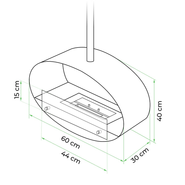 Halifax Sort - 60 cm