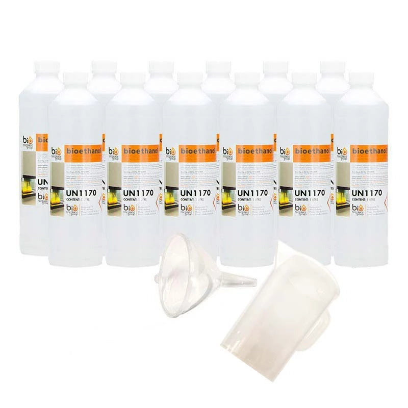 Startkit - 12L Bioethanol + opfyldningssæt