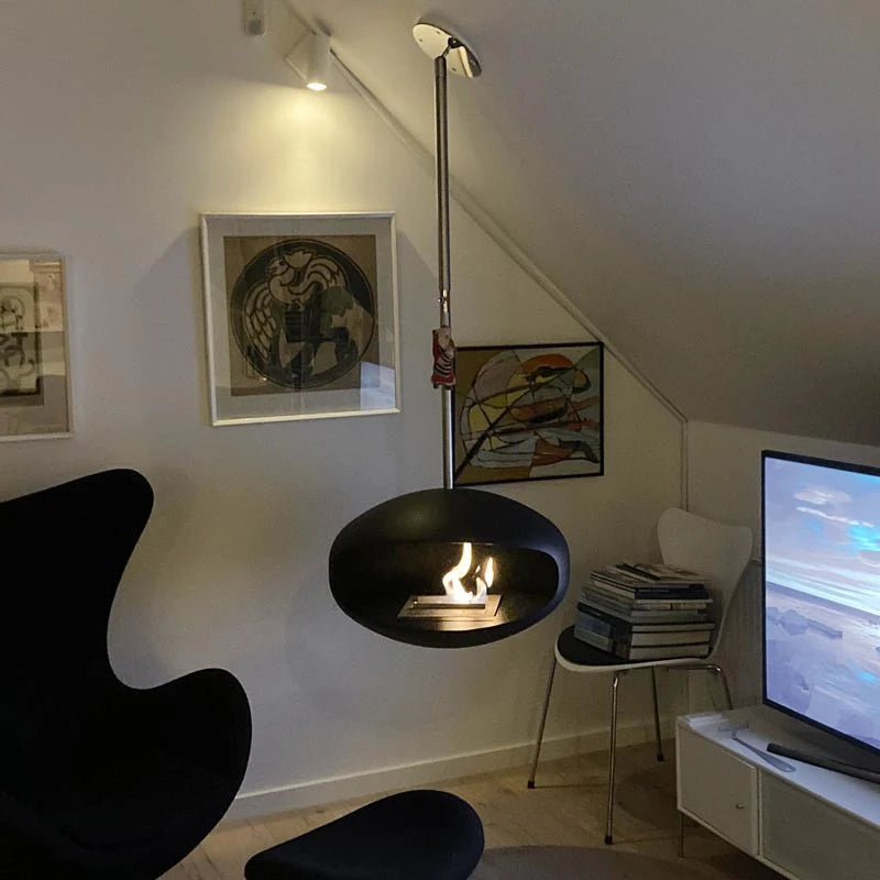 Cocoon Aeris Sort med stål loftstang
