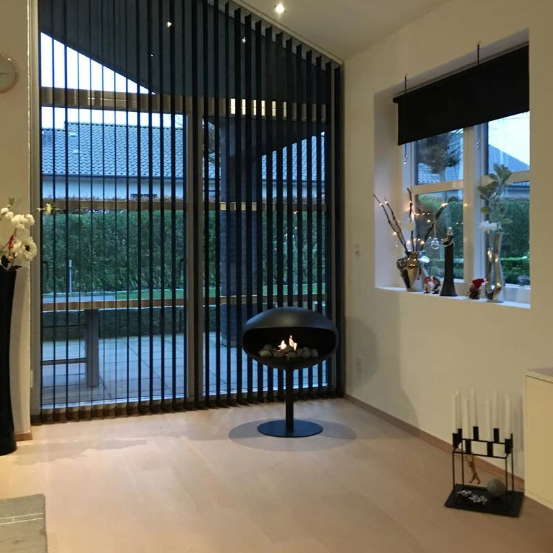 Cocoon Pedestal med sort fod - Sort
