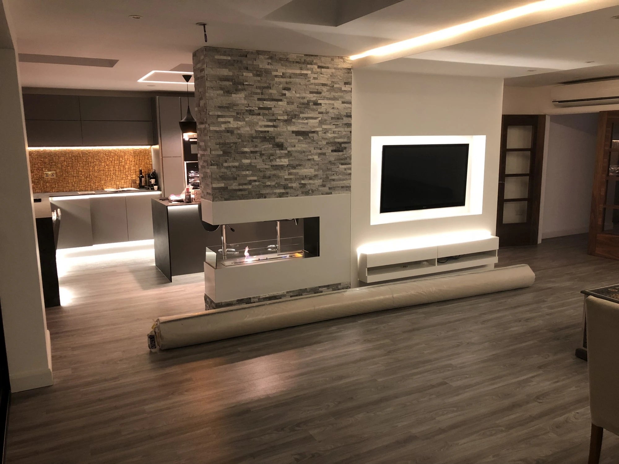 Superior 5L Ethanol Burner (W: 100 cm)