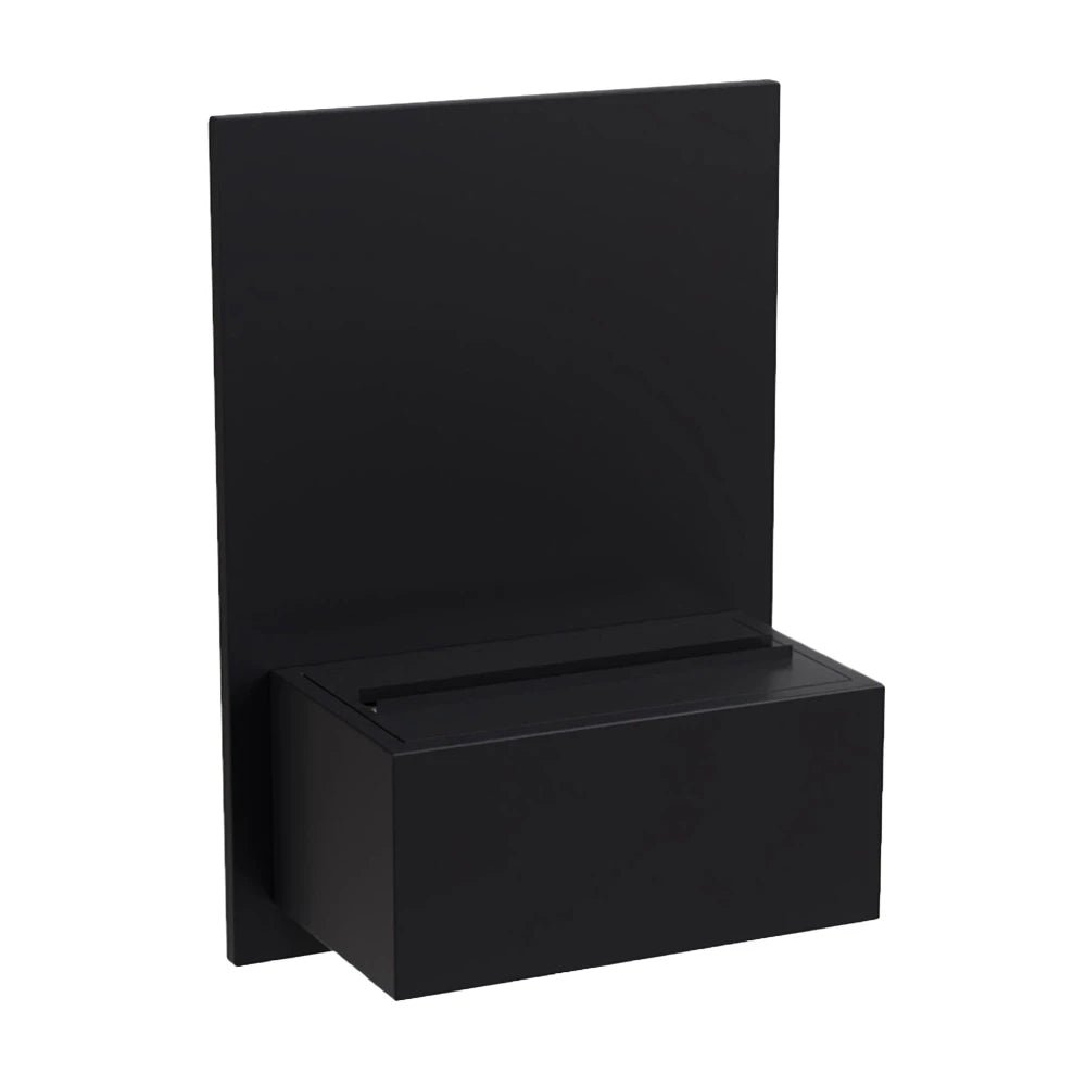 Brekke Wall-Mounted Water Vapour Fireplace - Black