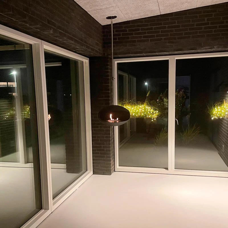 Cocoon Aeris Sort med stål loftstang