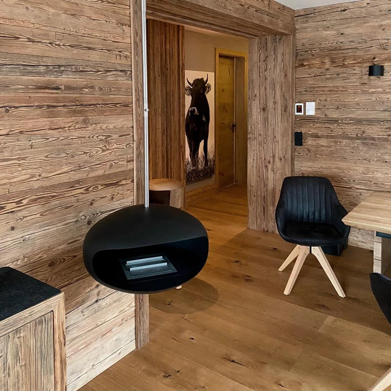 Cocoon Aeris Sort med stål loftstang