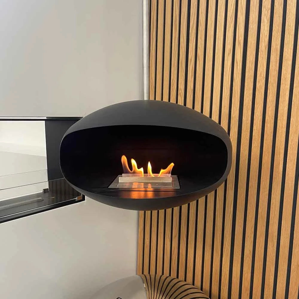 Cocoon Aeris Sort med stål loftstang