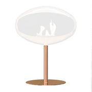 Poleret Kobber Cocoon Pedestal Fod